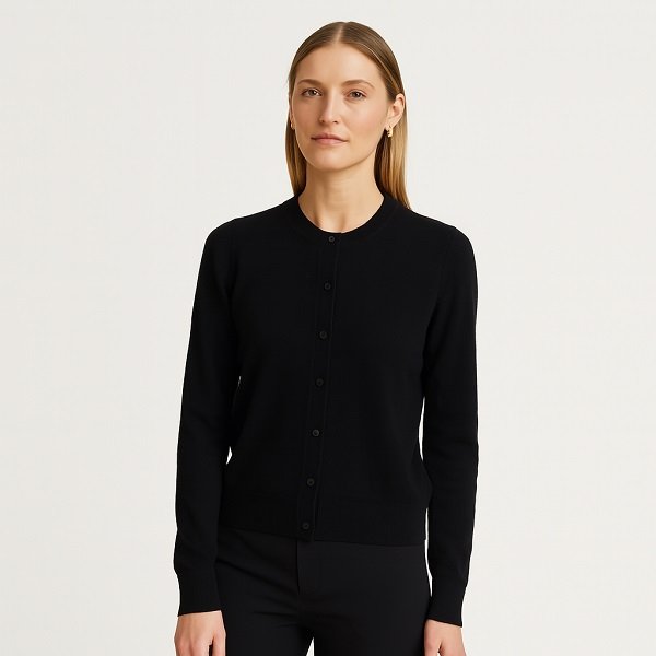 OEM black cardigan sweaters for women manufacturer