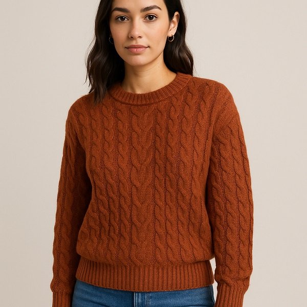 Wholesale Rust Sweater Womens Manufacturer
