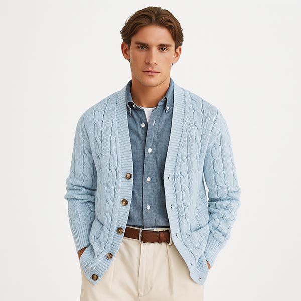 cropped navy blue cardigan factory