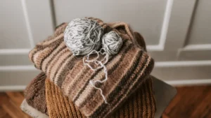 Universal Works David Cardigan in Brown Alpaca Knit Hands-On Experience