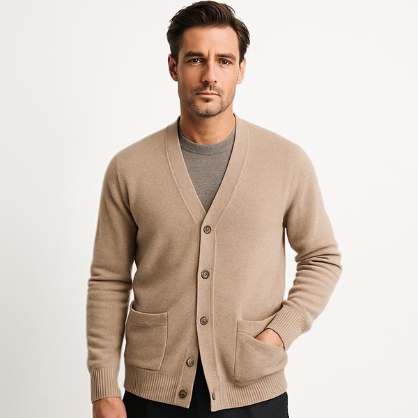 Cashmere Cardigan with Pockets Factory