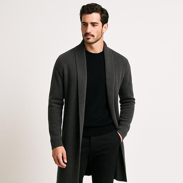 cashmere duster cardigan